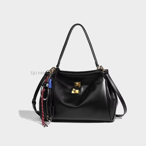 High-End Women's Large Capacity <b>Tote</b> Bag <b>Zip</b> Closure Autumn Winter Cross-Body Satchel With Polyester Tanjing - Product Image 6