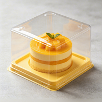 Boîte thermoformée personnalisable de qualité alimentaire, forme sur mesure pour gâteaux, fromages, pâtisseries, emballage commercial pour boulangerie à emporter
