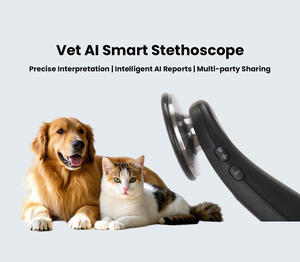KI-gestütztes Smart-Elektronik-Stethoskop zum Fabrikpreis für Veterinärmedizin mit Präziser Interpretation, Intelligenten KI-Berichten und Mehrparteigeräte-Sharing, CE-zertifiziert - Product Image 4