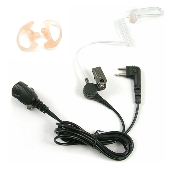 Acoustic Tube Walkie Talkie Earpiece for Motorola CP100D CP185 CP200D CP200 CLS1410 CLS1110 BPR40
