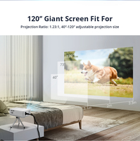 Projecteur Full HD L013 à faible latence optimisé pour le gaming, idéal pour consoles, PC, streaming e-sport et soirées de jeux