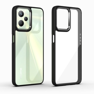 Accessori mobili placcatura fotocamera trasparente TPU PC <span class=keywords><strong>custodia</strong></span> rigida in plastica per telefono Cover posteriore per <span class=keywords><strong>Realme</strong></span> C35 C31 C25 C21Y GT Neo 3T C30 9i 8 - Product Image 2
