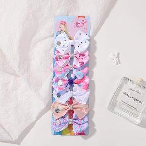 แฟชั่นยุโรปและอเมริการิบบิ้นแพรต่วนแบบยูนิคอร์นคลิปติดโบว์กิ๊บกิ๊บกิ๊บหนีบผมแฟนซีสำหรับสาวน้อย - Product Image 5