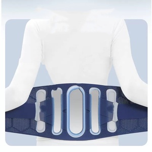 Soporte para aliviar el dolor de espalda baja-Tela de punto transpirable 3D y tecnología de prensa de calor-Cinturón de soporte lumbar ajustable para trabajo/deporte - Product Image 1