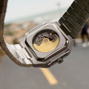 Reloj Mecánico Unisex de Lujo, Resistente al Agua, con Movimiento Shanghai Personalizado, 43 mm, Esfera con Manecillas, Caja de Acero Inoxidable, Cristal de Zafiro - Product Image 6