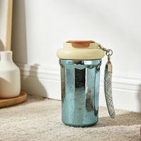 Tasse Thermos en Titane Pur Haut de Gamme, Portable, pour Voiture, 420 ml, Double Paroi, Isolation Sous Vide, pour Café