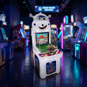Máquina de Juego Arcade de Disparos de Agua con Cara Sonriente para 1 Jugador, Simulador Comercial de Disparos de Agua para Niños que Funciona con Monedas - Product Image 2