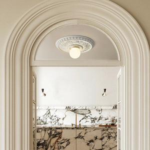 Plafonnier de luxe de style français, luminaire rétro artistique pour salon, entrée, mur de fond, couloir - Product Image 6