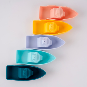 शॉवर फ्लोटिंग खिलौना नरम सिलिकॉन नाव आकार जैसे शार्क और बेबी स्नान स्नान खिलौने के लिए जहाज - Product Image 6