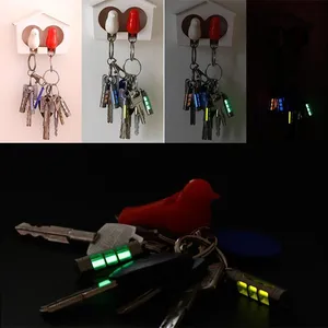 新型自动闪光灯钥匙扣钛氚自发光荧光灯管发光发光灯应急生存工具