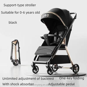 La nouvelle poussette pour bébé est légère, pliable et pratique à transporter. C'est une poussette multifonctionnelle pour bébé. - Product Image 3