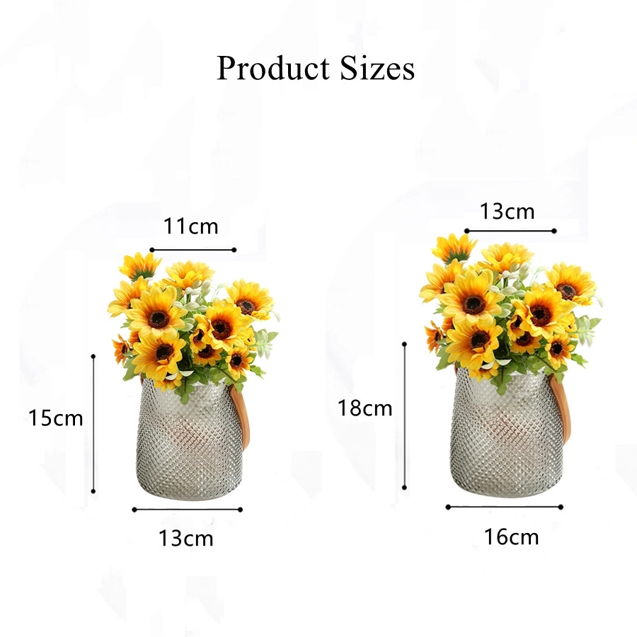 Factory Produced Wholesale Glass Flower Vase for Home Decor