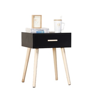 Mesa de Noche con Gabinete de Almacenamiento para <span class=keywords><strong>Dormitorio</strong></span> - Product Image 1