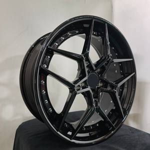 Velg Mobil Rimopower <span class=keywords><strong>Custom</strong></span> Forged T6061 Aluminium Dua Bagian Lima Jari-Jari - Product Image 2