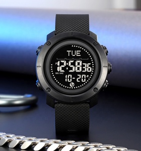 Montre SKMEI 2620 avec boussole numérique, podomètre 3D, sport, extérieur, mode, bracelet en ABS, TPU et nylon, 3 alarmes - Product Image 4