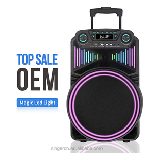 Bán buôn NDR-1511 loa không dây 15inch LED nhấp nháy ánh sáng Loa ngoài trời bt5.0 loa không dây - Product Image 3