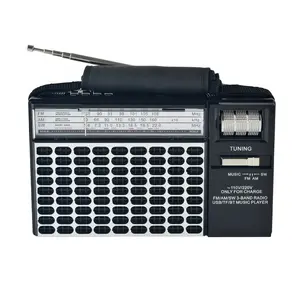 Fepe FP-1771ULS-BT Solar Radio, Music Player With 2 Internal Flashlights  and 2 Bulb Lights, Multifunction portable and Rechargeable Solar Powered,  AM/FM/SW radio and speaker with USB/SD/TF » Gadget mou