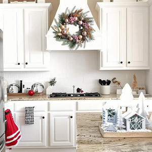 2025 guirlandes de noël guirlande ornement artificiel rotin arbre <span class=keywords><strong>porte</strong></span> suspendus fleurs plantes décorations de noël - Product Image 4