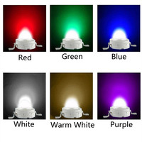 Puce haute puissance 1w 3w Diode Led rouge vert blanc bleu violet rvb UV 365nm 395nm 660nm Ir 850nm 940nm Epistar