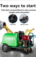 Nettoyeur haute pression multifonctionnel à essence et diesel pour le lavage de voitures et le nettoyage des surfaces routières, des sols et des rues