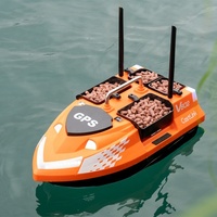 Bateau de pêche télécommandé V802PRO avec GPS, bateau intelligent télécommandé avec portée de 500 m, double moteur, fonction de recherche de poissons, V802 NOUVEAU 2026
