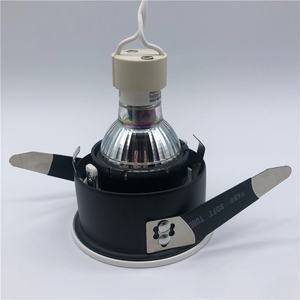 Foshan-luz descendente de techo ajustable para interiores, iluminación de techo de acero inoxidable negro, <span class=keywords><strong>12V</strong></span>, GU5.3, <span class=keywords><strong>mr16</strong></span> - Product Image 2