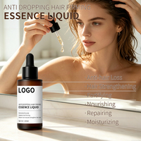 Serum Esens Herbal untuk Kulit Kepala Wanita & Pria, Perawatan Rambut Rontok, Ekstrak Jahe 100ml, Label Pribadi, Grosir, OEM, ODM, Pabrik