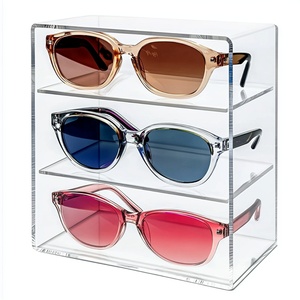 Custom Clear High Quality for Polished Acrylic Modern Tabletop Sunglasses Display Stand for Storage and Display - Product Image 1