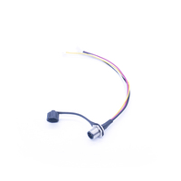 Conector macho de 4 pines con codificación A M8 M10 M12, tapa antipolvo, impermeable IP67, cable de terminal para sensor/actuador industrial