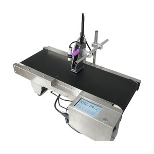 DMX bonne qualité Portable convoyeur imprimante intégrée <span class=keywords><strong>Machine</strong></span> écran tactile Logo Date codeur papier carton en ligne imprimante à jet d'encre - Product Image 1