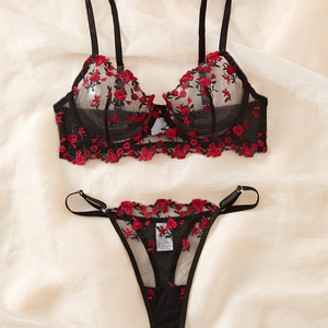 Set di Lingerie in Pizzo di Alta Qualità per Donne, Intimo <span class=keywords><strong>Sexy</strong></span> da Donna, Completo Lingerie in Pizzo per <span class=keywords><strong>Abbigliamento</strong></span> <span class=keywords><strong>Femminile</strong></span> - Product Image 4