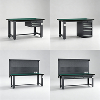 Armoire Modulaire en Acier OEM en Gros d'Usine, Plans de Travail Antistatiques, Capacité de Charge 1000 kg, Revêtement Électrostatique en Poudre, Éclairage LED