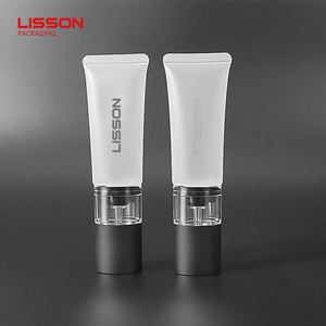 Tùy chỉnh bàn chải mềm <span class=keywords><strong>Applicator</strong></span> ống nhựa mỹ phẩm mặt nạ nền tảng BB Kem vòi phun Ống chăm sóc da bao bì với bàn chải - Product Image 3