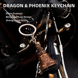 Personalized <strong>Key</strong> <strong>Rings</strong> Car Keychain <strong>Custom</strong> Motorcycle Biker Luck Gremlin Riding Guardian Bell Keychain Dragon and Bell <strong>Key</strong> <strong>Ring</strong> - Product Image 2