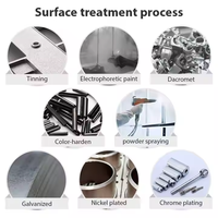 Connecteur à ressort en acier inoxydable de qualité supérieure pour pile AA, électrode négative, ressort à lame - Contact à ressort personnalisé haute performance