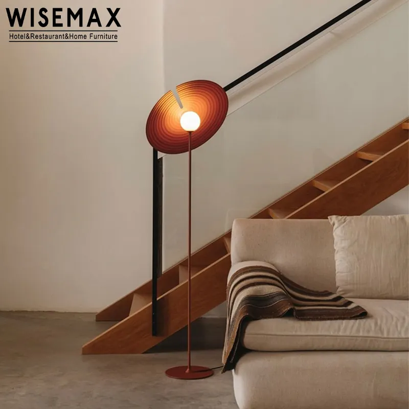 Wisemax Meubilair Moderne Eenvoud Bedlampje Theetafel Studie Retro Stijl Ronde Bovenste Vloerlamp Voor Woonkamer Slaapkamer
