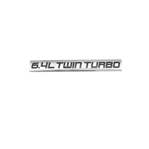 Supercharged 6.4L Twin Turbo Emblem 3D Car Badge Reemplazo para V8 Dodge SRT Challenger Sticker Venta al por mayor para accesorios de automóviles - Product Image 5