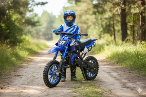 Motocicleta Todoterreno de <span class=keywords><strong>Gasolina</strong></span> para Niños de 49cc, <span class=keywords><strong>Mini</strong></span> <span class=keywords><strong>Motocross</strong></span> de Dos Tiempos y 2 Ruedas - Product Image 5