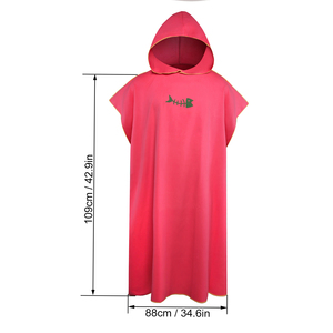 Poncho de Surf, Toalla de Cambio con Capucha, Manta de Playa de Microfibra, Toalla de Baño, Toalla de Natación, Poncho de Playa para Adultos - Product Image 2