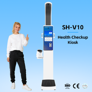 Machine de contrôle de la taille et du poids à monnayeur SH-V10 personnalisable avec écran LCD de 10,2 pouces pour le contrôle de la santé du corps humain - Product Image 2