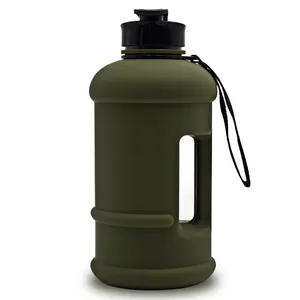 Große 2,2 l Wasserkrug Große wieder verwendbare Sport wasser flasche 75 Unzen halbe Gallone Hydro Container Kantine BPA-frei auslaufs icher für Fitness studio