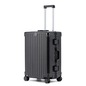Wholesale 20 22 24 26 Inch Aluminum Frame Luggage ABS PC Bags Hard Shell Trolley Luggage Suitcase with Spinner Wheels & USB Port