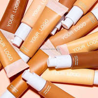 Korea makeup foundation (baru) cakupan penuh wajah tubuh cairan Foundation BB krim pelembab