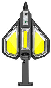 Tri-Sided Solar <b>LED</b> Street <b>Light</b> Outdoor, <b>Motion</b> <b>Sensor</b> Solar Wall Lamp with Remote, IP65 Waterproof Foldable Security Lighting - Product Image 5