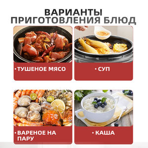 Nueva Olla a Presión Eléctrica Multifuncional de Calentamiento Instantáneo, Olla de Acero Inoxidable para Cocinar Arroz, Olla a Presión de 6/8/10/12L - Product Image 4