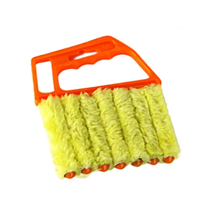 Paño de limpieza de microfibra para persianas, cepillo para ventanas, plumero para aire acondicionado, limpiador de ventiladores de coche, herramienta lavable al por mayor - Product Image 3