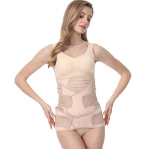 חגורת בטן לאחר לידה לעיצוב הגוף, אלסטית ומתכווננת, 3 ב-1, בעלת תקן ISO13485, מסיבי פוליאסטר, לחזרה לאחר ניתוח קיסרי - Product Image 4