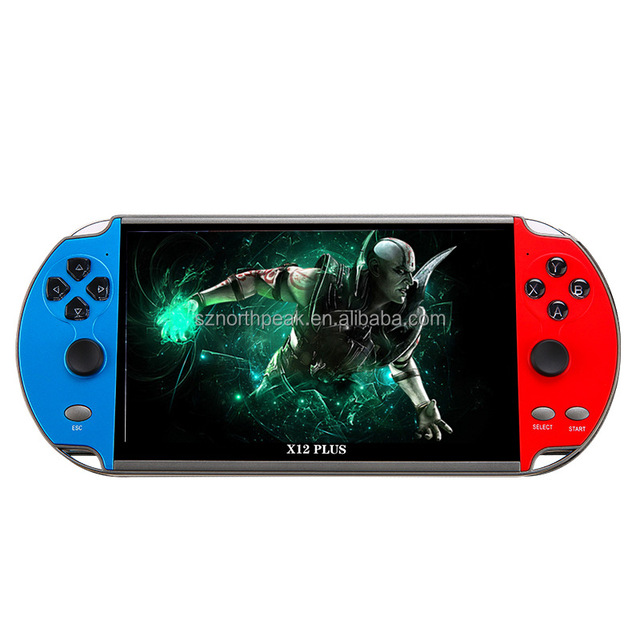 X12 Plus 7 Inch Portable Multimedia Video Game Player 16GB Hand Held Game Handheld Consoles Gaming Console