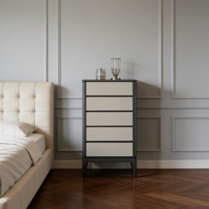 Modern Classic Style <b>Chest</b> <b>of</b> <b>Drawers</b> Wood Veneer Frame for Living Room bedroom Home Furniture - Product Image 2