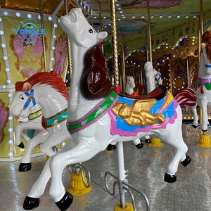 Carrusel de Alta Calidad, Atracción de Parque de Diversiones, Ideal para Adultos y Niños, en Venta - Product Image 5